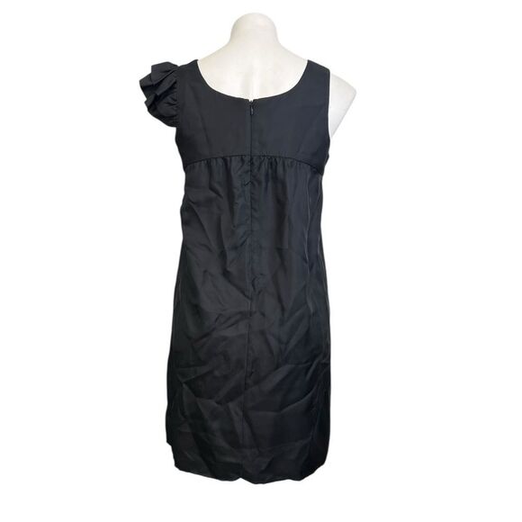 Voom by Joy Han dress Med black satin‎ sleeveless shift cocktail classic - Picture 4 of 6